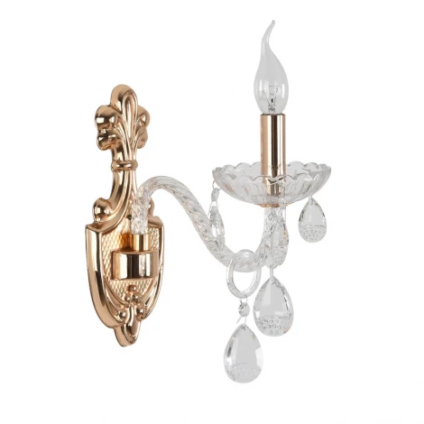 Бра Lumion Alissa 8376/1W золото/прозрачный, металл/хрусталь E14 40W 220V