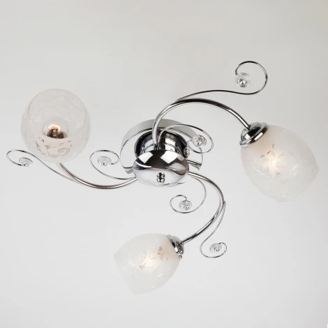 Потолочная люстра Eurosvet Roksana 9677/3 хром