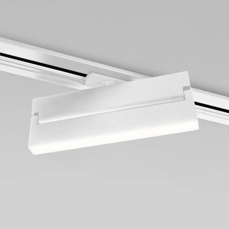 Трековый светильник для однофазного шинопровода белый Вт Elektrostandard Arda 85016/01 (LED, 220V)