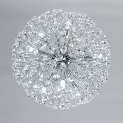 Подвесная люстра Citilux Betsy EL322P09.1 (220V, хрусталь, на тросе, шар)