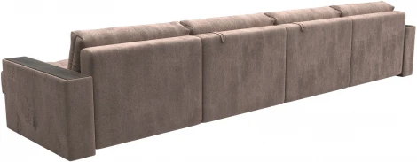 Диван П-образный с декором Лига-049 НПБ Лонг Лига Диванов (Велюр) арт.128574