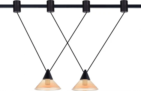 Трековый светодиодный светильник для магнитной модульной системы 5Вт Donolux Tringlas DL20234M5W1S2 Black