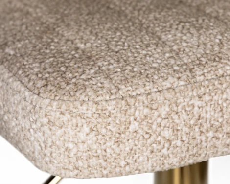 Стул барный DOBRIN CHARLY GOLD (бежевый твид (LEO26))