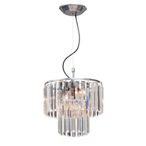 Подвесная люстра ярусная Vitaluce V5179-9/4S (220V, на тросе, круглые)