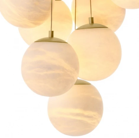 Подвесная люстра Fluorite Unity FL1048-13P (220V, на проводе, шарики)