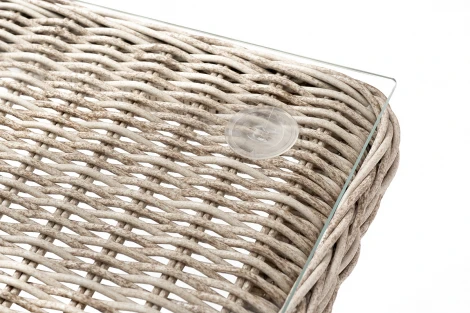 Плетеный стол из искусственного ротанга 200х90см, цвет бежевый 4SIS Латте YH-T4766G-2 beige