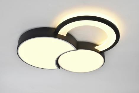 Потолочная светодиодная люстра с ПДУ Rivoli Aliona 6161-702 (регулировка яркости, 220V)