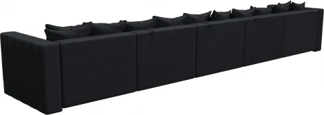 Диван П-образный Лига-052 НПБ МегаЛонг Лига Диванов (Замша) арт.128879