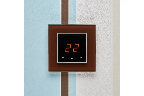 Терморегулятор AURA ORTO 8017 BROWN DARK (ТЕМНЫЙ КОРИЧНЕВЫЙ)