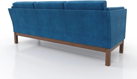 Диван Arsko Айверс Б орех синий шенилл