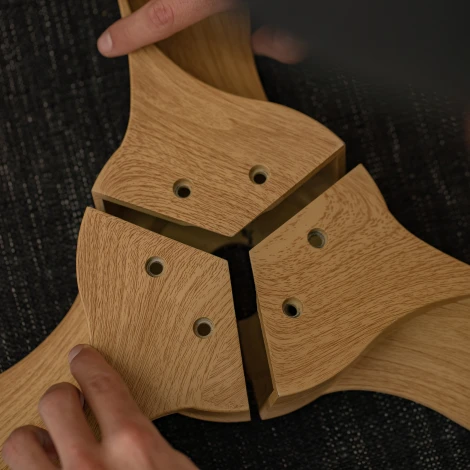 Потолочная люстра с вентилятором Mantra Nepal 7532 (LED, 220V, голосовое управление, пульт управления, управление смартфоном, круглые)