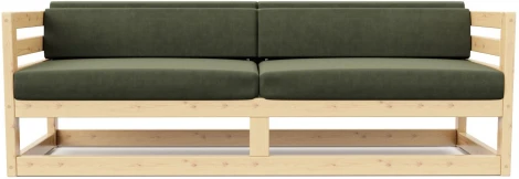 Диван Arsko Магнус Б сосна велюр зеленый
