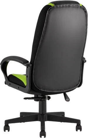 Кресло игровое TopChairs ST-CYBER 9 черный/зеленый УТ000034844