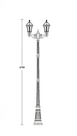 Наземный фонарь Oasis Light Rome S 95210S A
