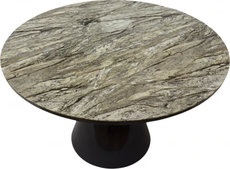 Стол обеденный IST-CASA Орион F-1435, 120х120х76 см, серый мрамор