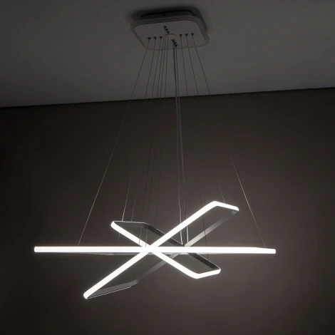 Подвесная люстра RGB Wi-Fi Citilux Неон Смарт CL731AK110E (LED, 220V, умный дом - Алиса, на тросе)