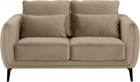 Диван Amsterdam двухместный ОГОГО (арт.698445), (Ткань/Светло-коричневый)