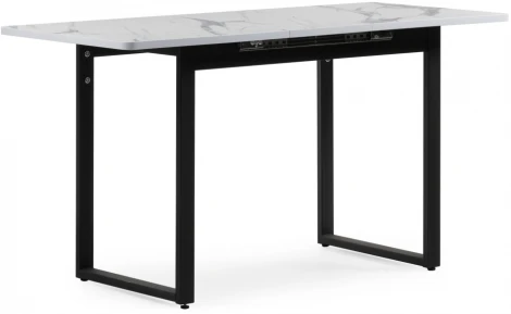 Стол деревянный Кэрин белый / черный 464909 Woodville