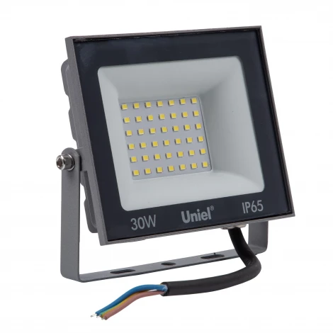 Прожектор уличный светодиодный 6500K серый Uniel ULF-F23-30W/6500K IP65 160-240V GREY
