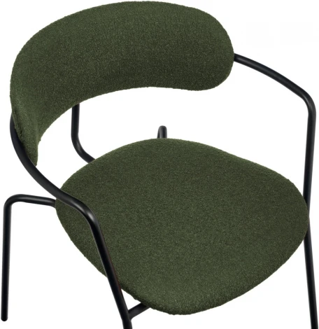 Стул Bradexhome Ant букле зелёный