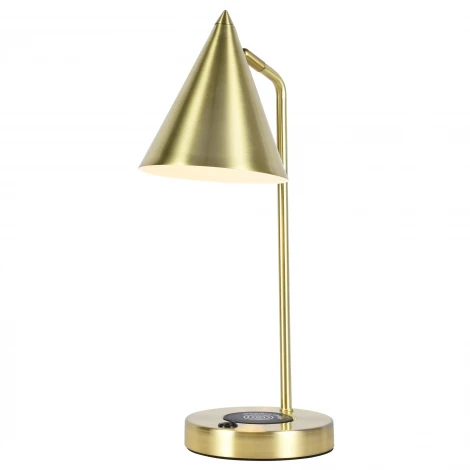 Настольная лампа с беспроводной зарядкой для телефона с выключателем IP21 Zortes Desklight ZRS.1066.06