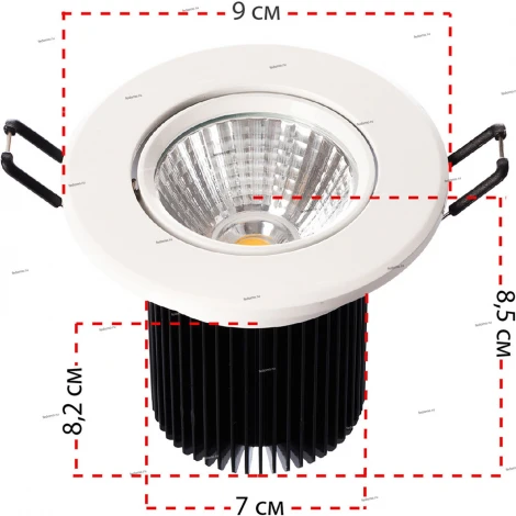 Встраиваемый точечный светильник MW-Light Круз 637013801