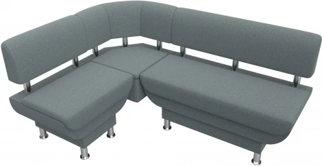 Диван кухонный угловой Альфа левый угол Лига Диванов (Рогожка) арт.123816L