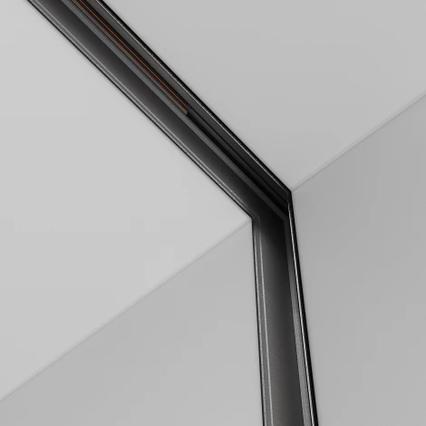 Коннектор угловой внутренний Exility встраиваемый черный (магнитный) Maytoni Technical TRA034CL-42B