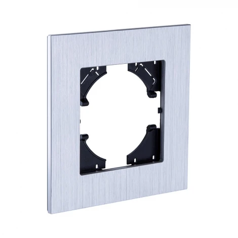 Рамка 1-постовая серебро Kollinger Reflex AL RA1SR