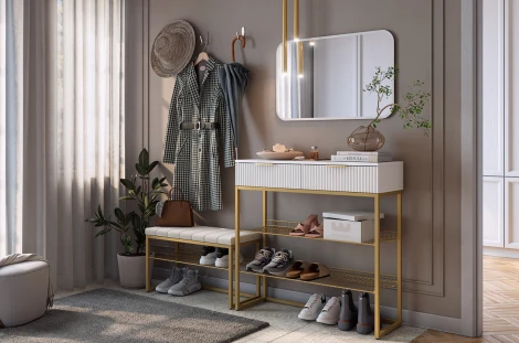 Зеркало Фортуна 3 Mebelson (Зеркало/Белый) арт.172547,0133