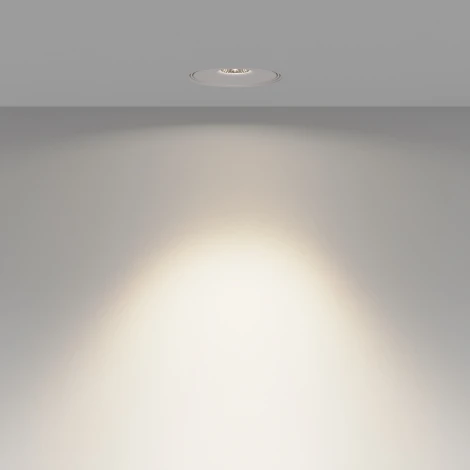 Встраиваемый светильник под гипсокартон Maytoni Move DL060-9W3-4-6K-TRS-W (LED, 220V, круглые)