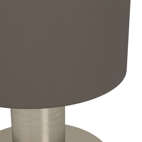 Настольная лампа Eglo Montetto 31842 1X40W(E14), сталь, никель матовый, каппучино