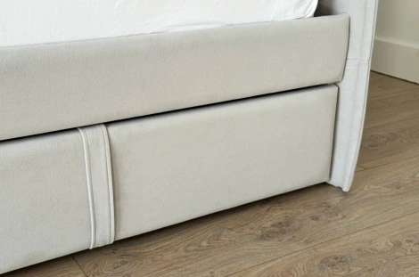 Кровать с ящиками Твикс (Тахта) 90х200 см Mebelson (ДСП/Серый) арт.171564,2173