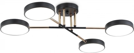 Потолочная люстра светодиодная на штанге с регулировкой цветовой температуры Ambrella COMFORT FL516332 (220V)