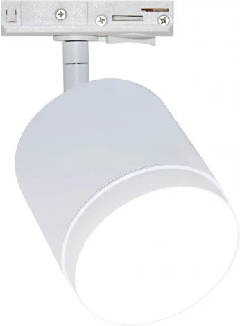 Трековый светильник однофазный 220V Maytoni Polar TR088-1-GX53-W (круглые)