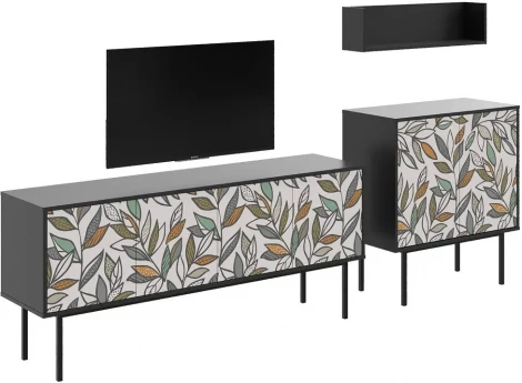 Композиция Boho Color 4 ОГОГО (арт.599583), (ЛДСП/Черный)