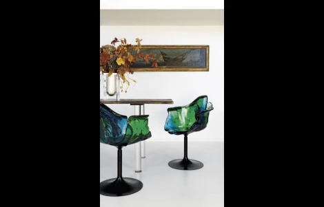 Кресло IST-CASA Эллада MH38CH, 68x70x98 см, зеленый (Комплект IST-CASA ног: черный, золото)