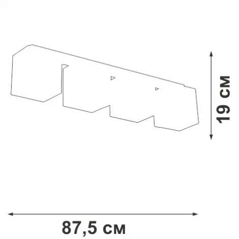 Потолочный светильник Vitaluce V2879-1/4PL (220V)