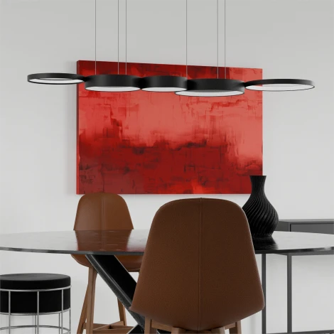 Подвесная люстра Lightera Kioga LE110L-5B (LED, 220V, на проводе)