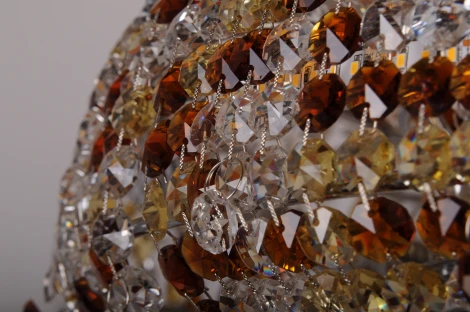 Подвесная люстра Abrasax L.8301-8 BROWN (220V, на тросе, круглые)