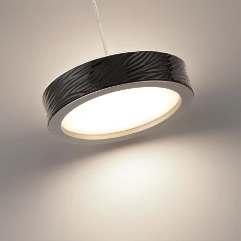 Подвесной светильник Odeon Light Riviera 5451/32LB черный/никель/металл/керамика/хрусталь/акрил LED x 32W 2000К/3000K/4000K/переключ