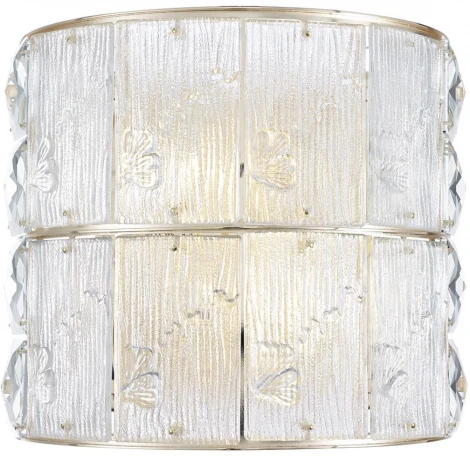 Бра Odeon Light Fiesta 5070/2W золото/прозрачный/матовый/металл/хрусталь/стекло E14 2*40W (220V)