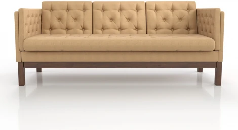 Диван Arsko Айверс Б орех бежевая рогожка