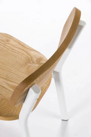 Стул Deja-vu деревянный Белый