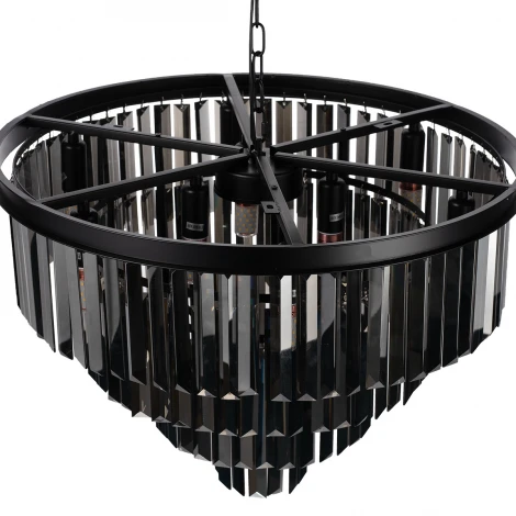 Подвесная люстра каскадная Loft IT Prism 10018/600C (220V, хрусталь, на цепи)