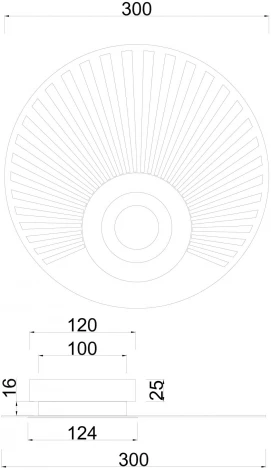 Настенный светильник Arte Lamp Biscotto A2641AP-1GO (LED, 220V, круглые)