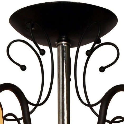 Потолочная люстра IDLamp Lauretta 872/5PF-Argentoscuro