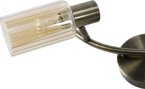 Спот Escada Kappa 682/2A 2x40Вт E14, металл/стекло, античная бронза