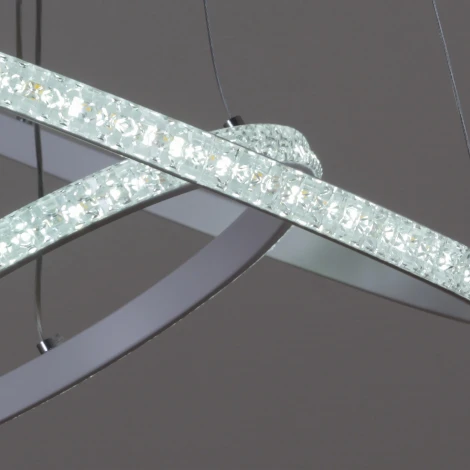 Подвесной светильник светодиодный с пультом Reluce 06315-3.9-02 WH (ночной режим, 220V, на тросе)