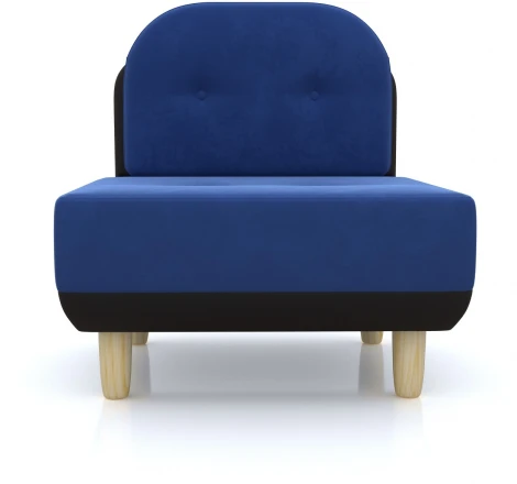 Кресло Arsko Торли синий велюр